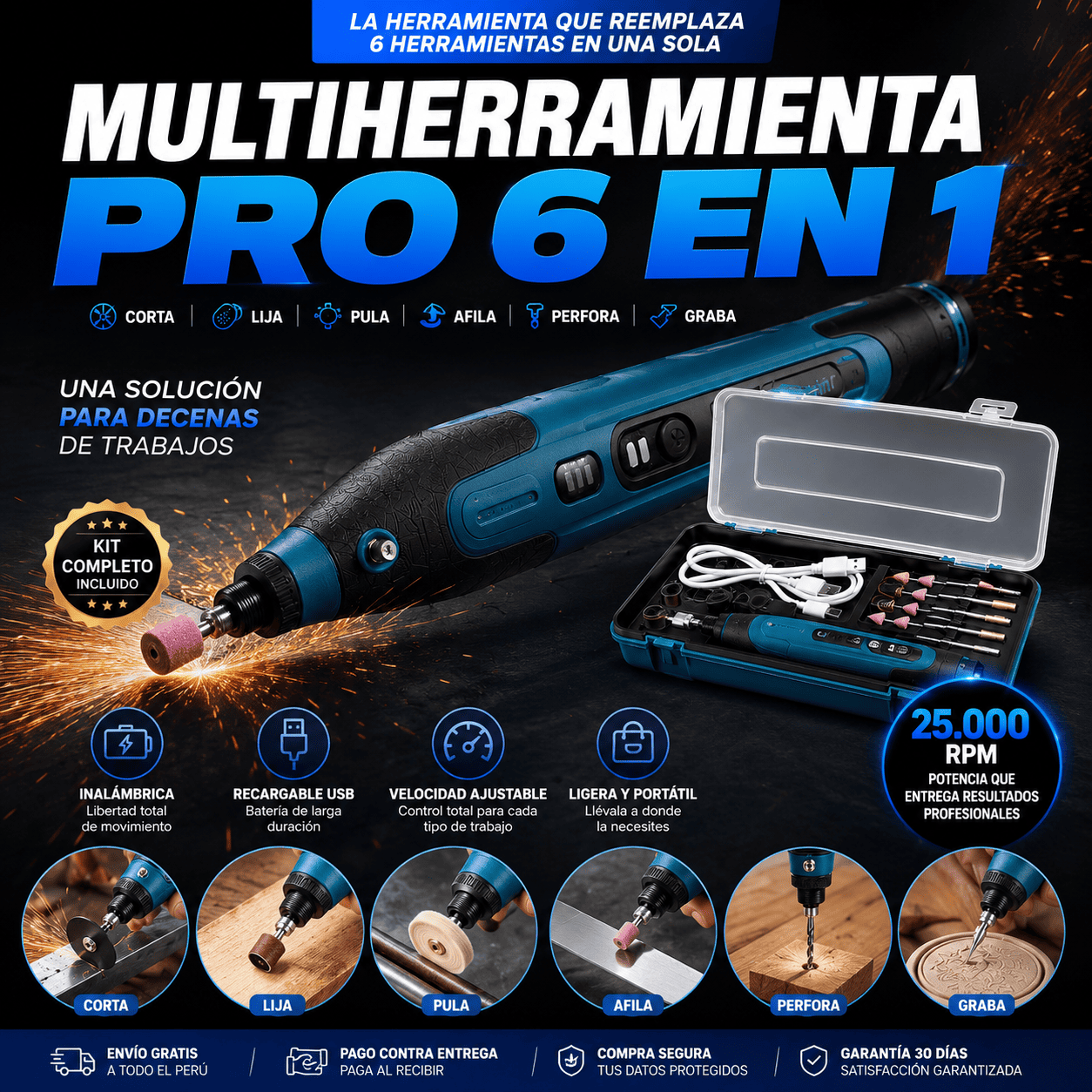 MULTIHERRAMIENTA PRO 6 EN 1