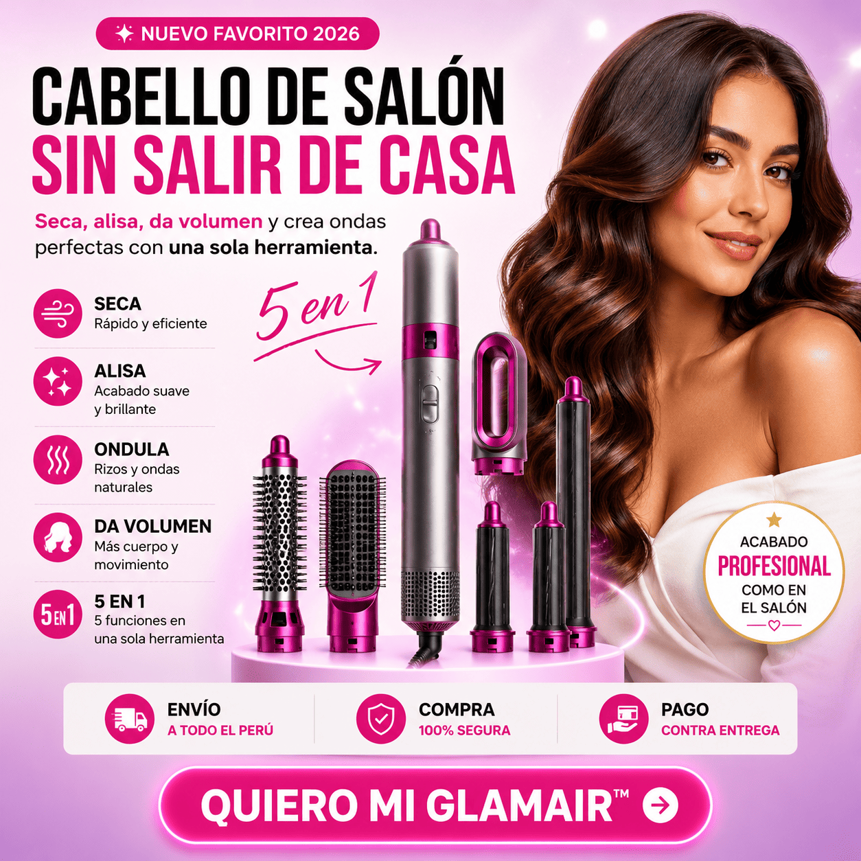 GLAMAIR™ 5 en 1