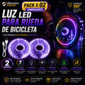 LUZ LED PARA RUEDA DE BICICLETA - PACK DE 2 UNIDADES