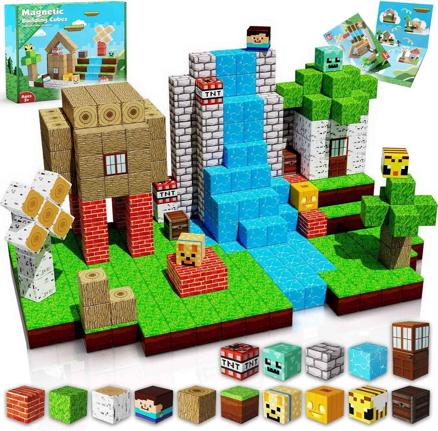 Cubo Magnético 180 pcs - ¡Diversión infinita!