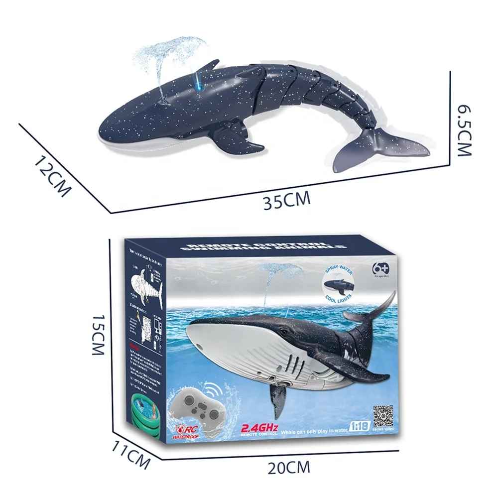 Tiburón Acuático RC 2.4G - ¡Diversión 360° EN EL AGUA!